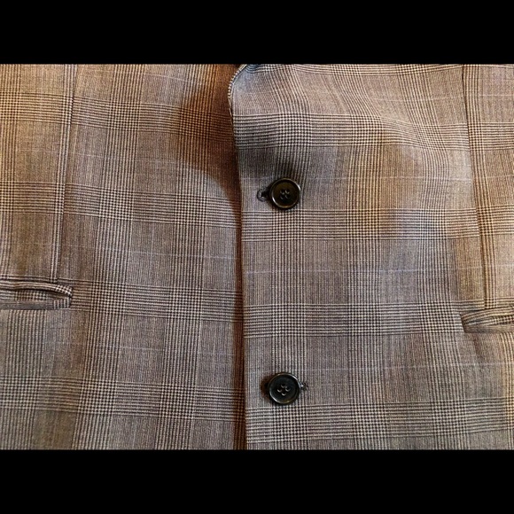 Brooks Brothers Grey Blazer Suit Jacket Coat 44R - Picture 4 of 5